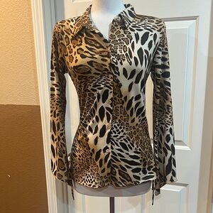 Leopard Print Women's Top